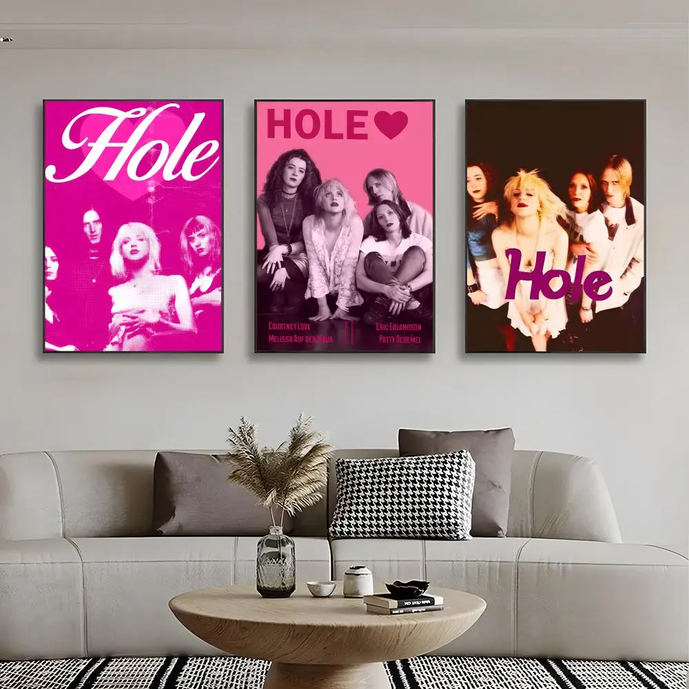 rock band poster H-Hole Poster Classic Home Interior Artwork & Stylish Room Decoration
