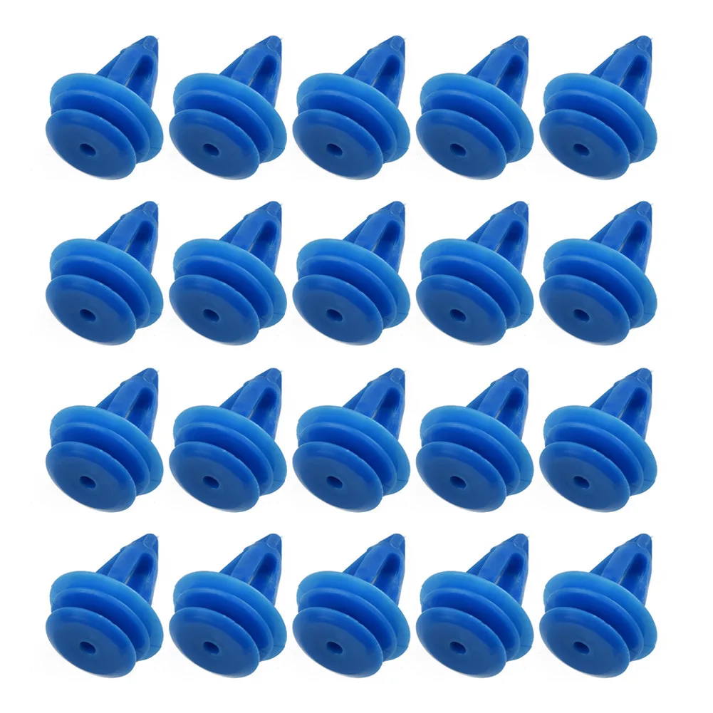 For Rover Range Evoque Wheel Arch Trim Clips Replace 50pcs Blue Front Rear LR027255 Left Right Parts Practical