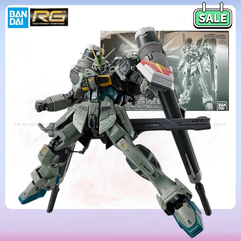 W magazynieBandai RG 1/144 BLAST IMPULSE GUNDAM SPEC 2 SUIT Anime pełna figurka montażowa Model oryginalne pudełko zabawki prezenty dla dzieci