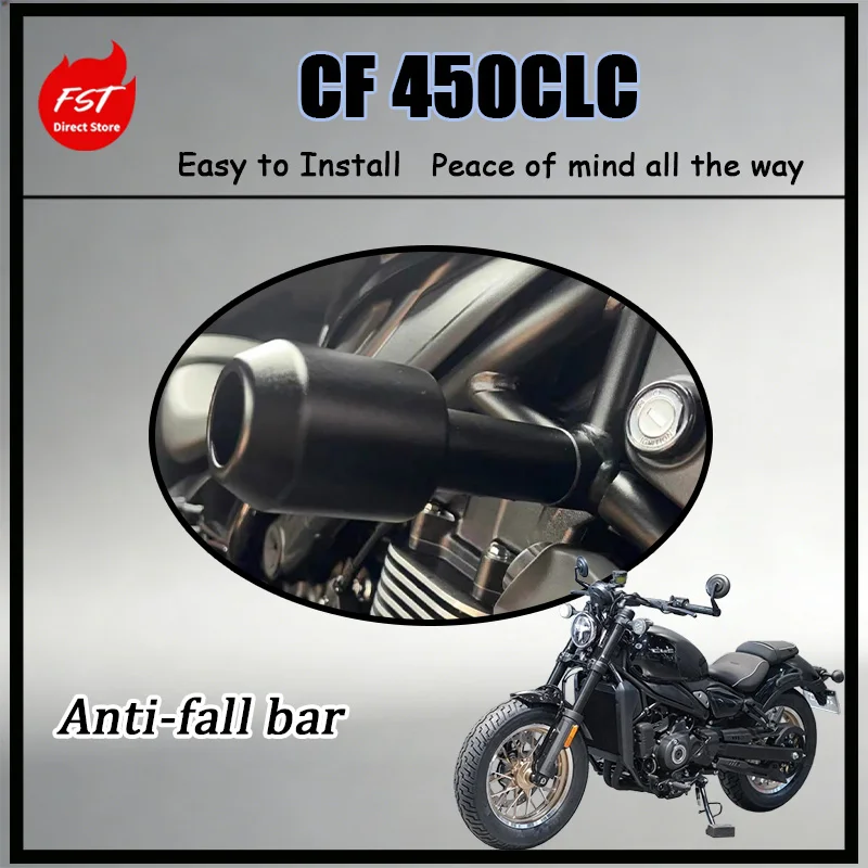 

Aluminum Anti-Fall Bumper for CFMOTO 450CLC Engine Guard Crash Bar Frame Slider Protection