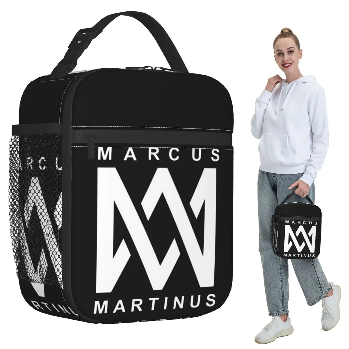 

Marcus And Martinus Norway Insulated Lunch Bag for Kids School Cooler Thermal Food Box Tote Leakproof Lunch Boxes Container