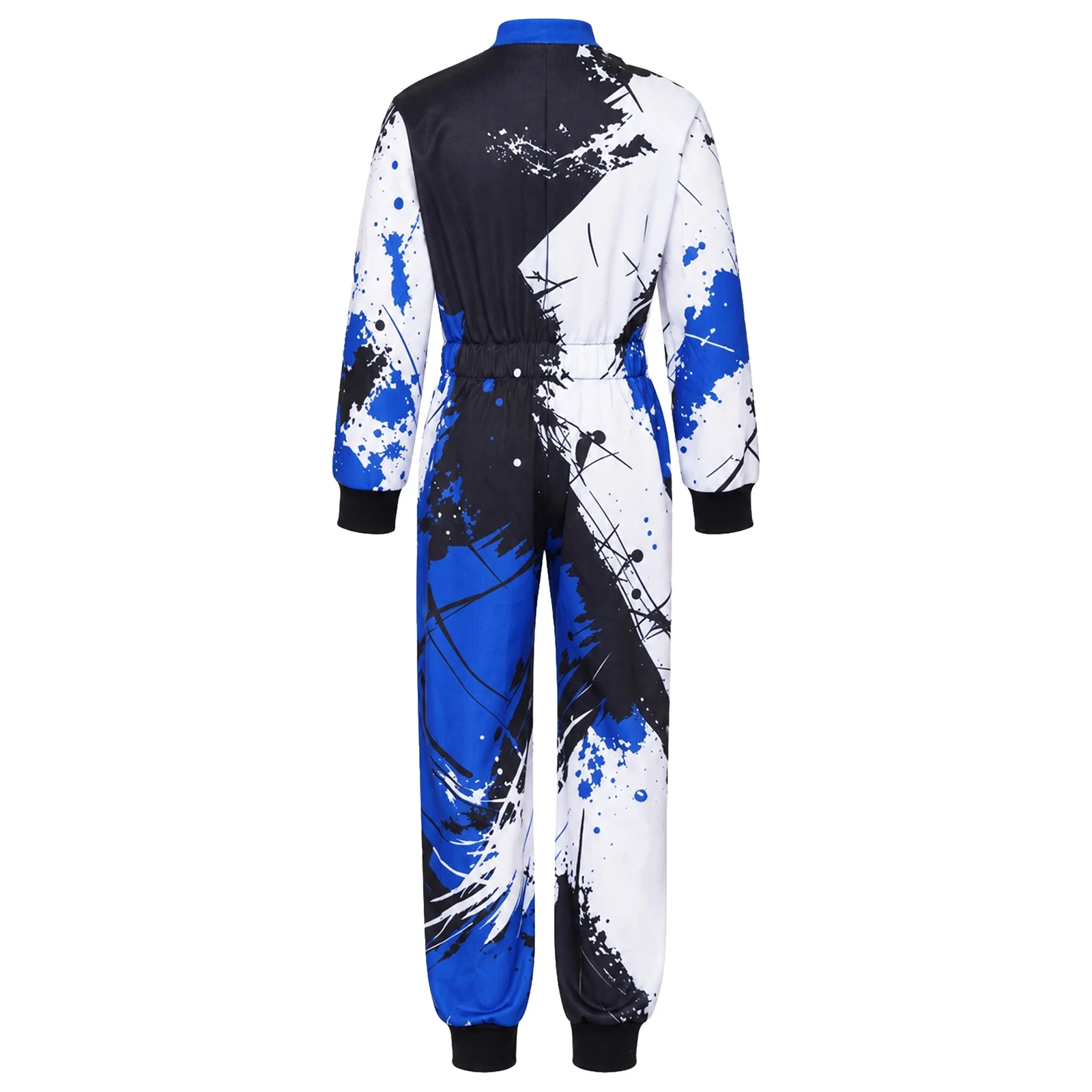 Jungen Motocross-Rennanzug, einteiliger Dirt-Bike-Rennanzug für Kinder, Spritzdruck, Offroad-ATV-Motorrad-Fahrkostüm – Detail 15