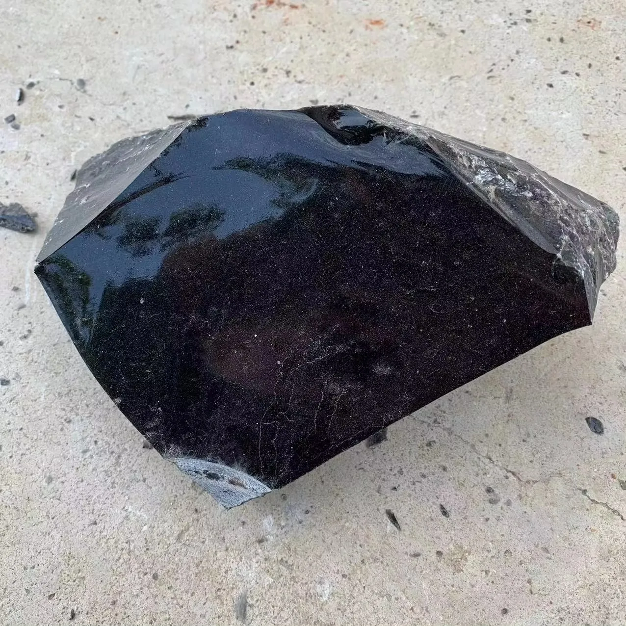 Beautiful Natural Primordial Obsidian Quartz Stone Rough Rock Crystal Metaphysical Aura