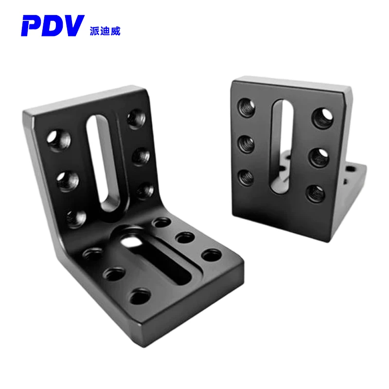 PJK47 Optical bread plate 90 degree L-shaped support frame Flat bracket thickened right Angle fixer plate mounting plate