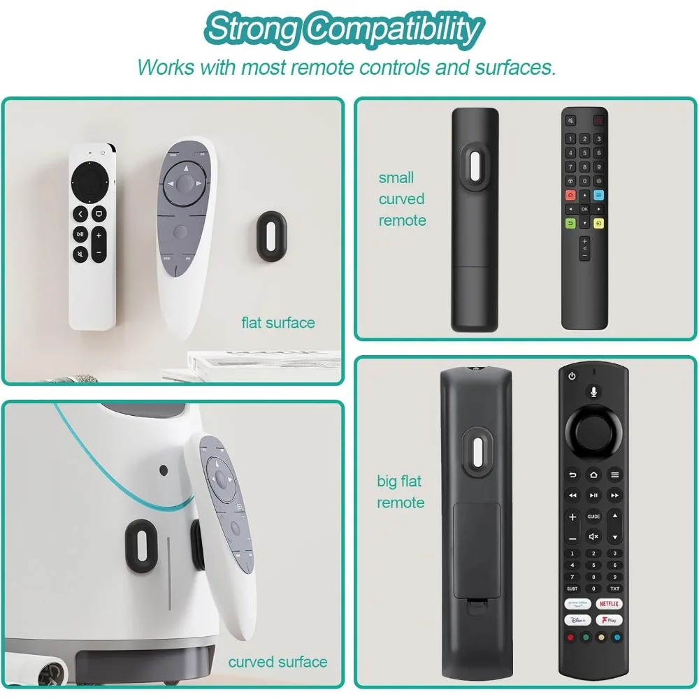 Магнитный держатель пульта дистанционного управления, настенное крепление, настенное крепление для пульта дистанционного управления для телевизора, силиконовый органайзер для пульта дистанционного управления, магнитный держатель пульта дистанционного управления