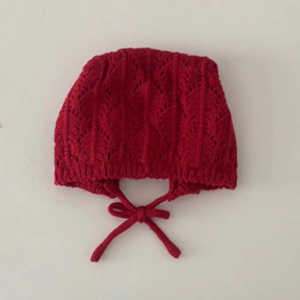 

Fashion Flower Design Knitted Hats Warm Cotton Handmade Crochet Hat Hat Autumn Winter