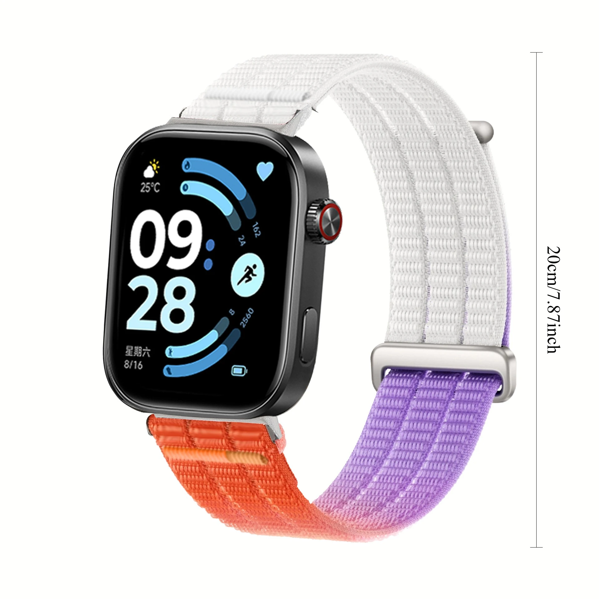 1 Piece Suitable for Xiaomi Mi Band 10pro/9pro/8pro/Redmi Watch 6/5/4 Gradient Strap Smart Watch Replacement Accessories
