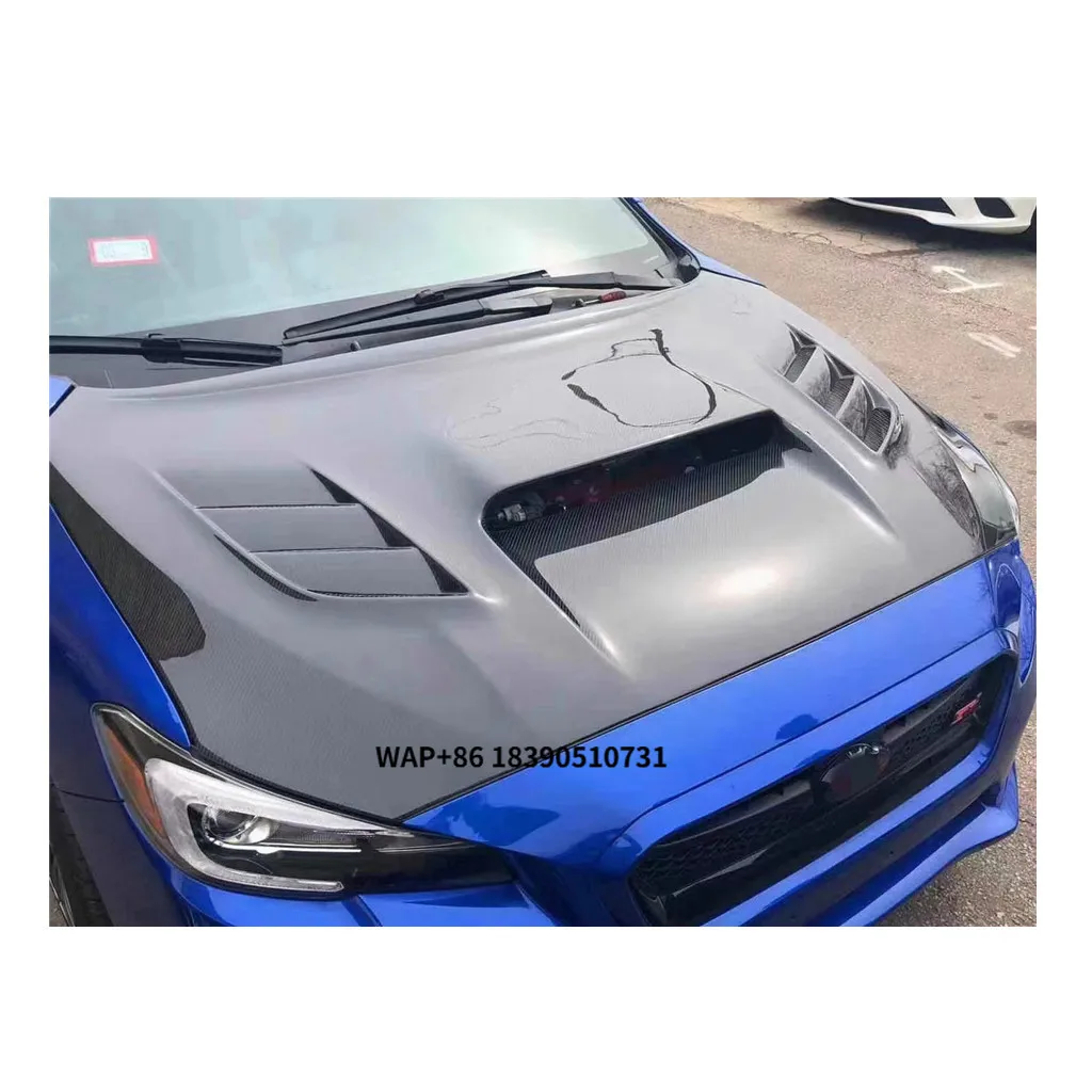 

V Style Car Engine Hood for Impreza WRX Sti Upgraded 2015-2022 WRX Carbon Fiber Hood