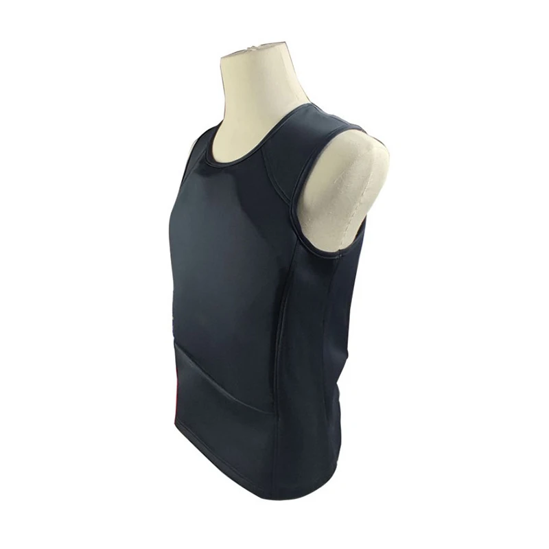 Bulletproof Vest Clothes NIJ IIIA Ultra-comfortable Lightweight Inside Wear Soft Anti-Bullet T Shirt with 2pc Bulletproof plate