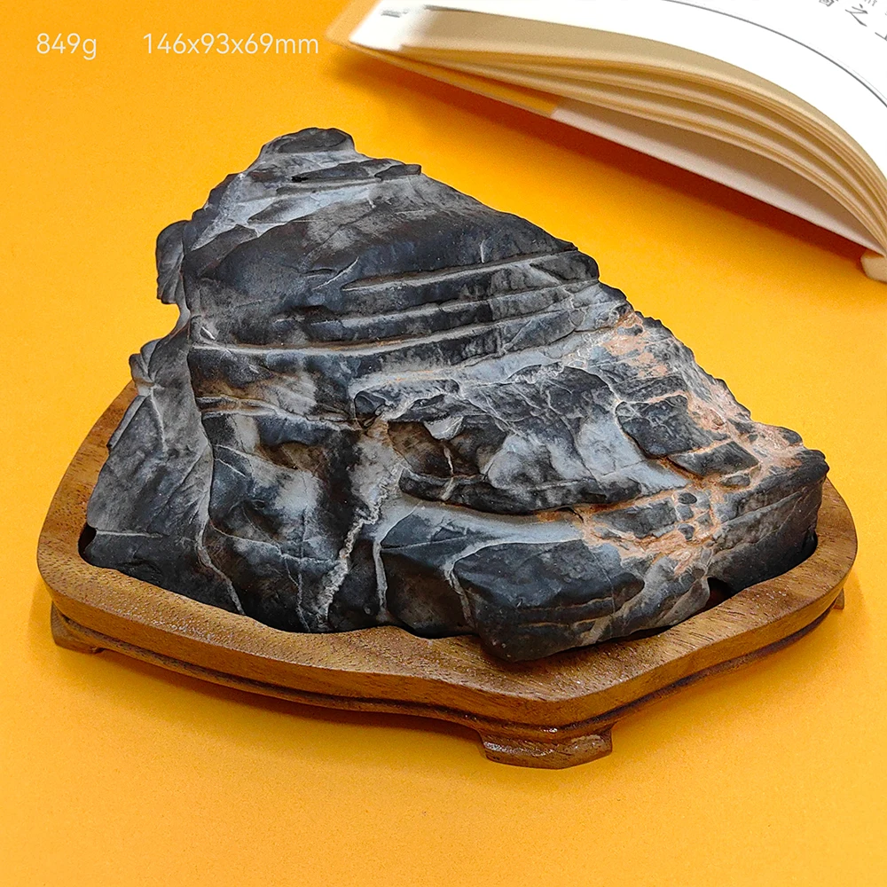 Asian Natural Stone Rock Garden Decoration Crystal Home Landscape Collectible Gardening Ornament Cadeau Homme Decorative
