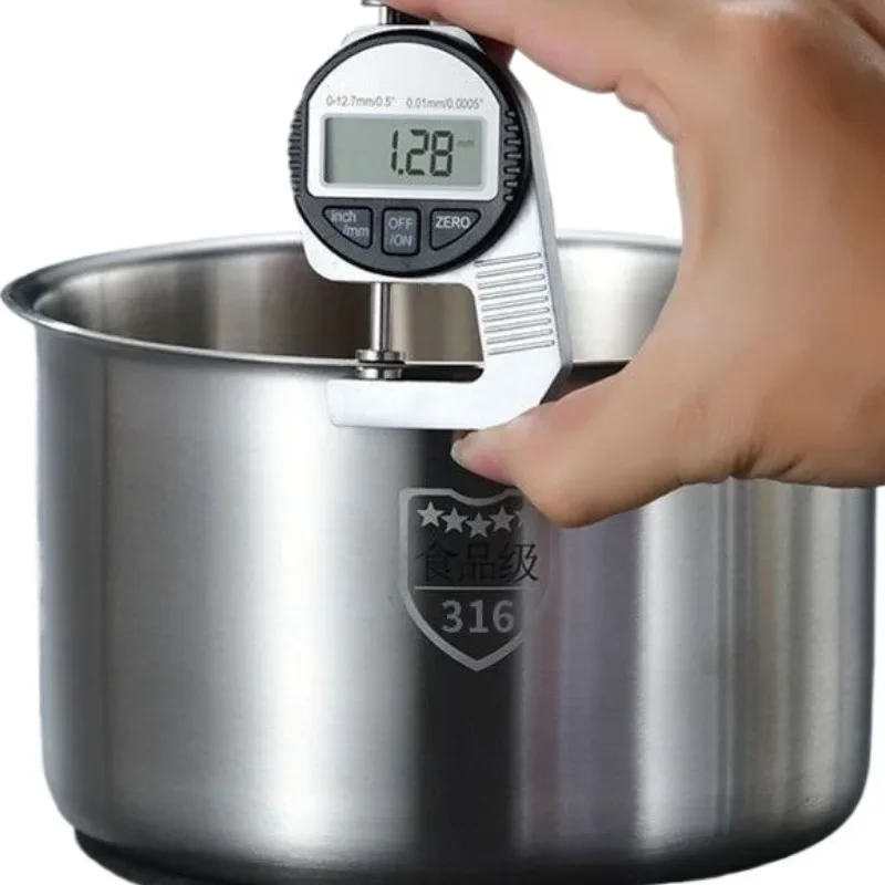 Imagem -05 - Pote de Sopa de 316 com Vaporizador para Cozinhar Alimentos para Bebês e Fervente de Leite Sopa e Panela de Estoque Aço Inoxidável Novo