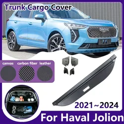 Car Trunk Curtain for Haval Jolion 2021 2022 2023 2024 Luggage Storage Dedicated Cargo Cover Privacy Security Trey Accessories