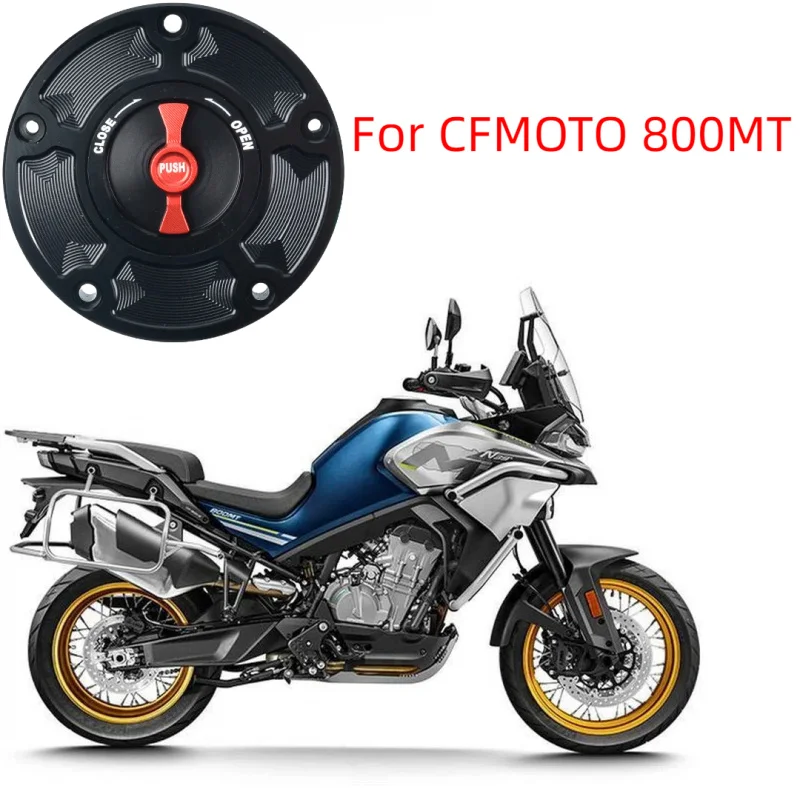 

For CFMOTO 800MT 650NK 400GT 400NK 450NK 250NK 450SR 250SR CNC Fuel Gas Tank Cap Cover Aluminum Keyless Motorcycle Accessories