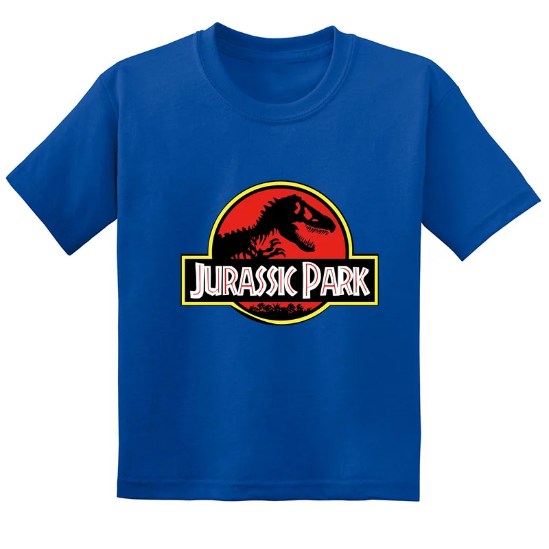 Jurassic Park Dinosaur Funny Kids T shirt Summer New Fashion Casual Children Clothes Cotton Baby Boys Girls T-Shirts Camisetas