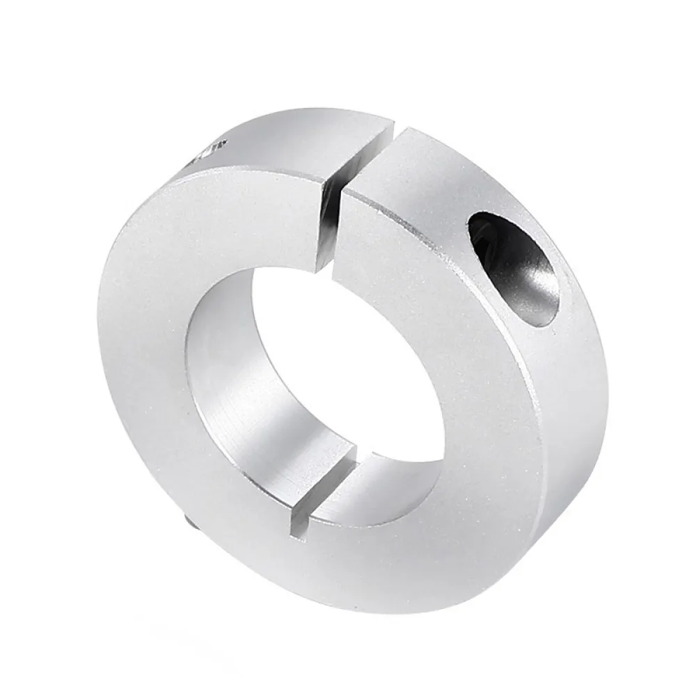 SCSAW Split Shaft Collar Clamping Ring Aluminum Alloy CNC Axis Positioning Stop Device Precision Mechanical Hardware