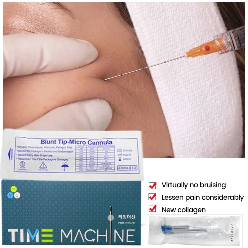 Korea Hot SellMesotherapy Blunt-tip Cannula for Filler Injection  Hyaluronic Acid Injection Blunt Tip Micro Cannul