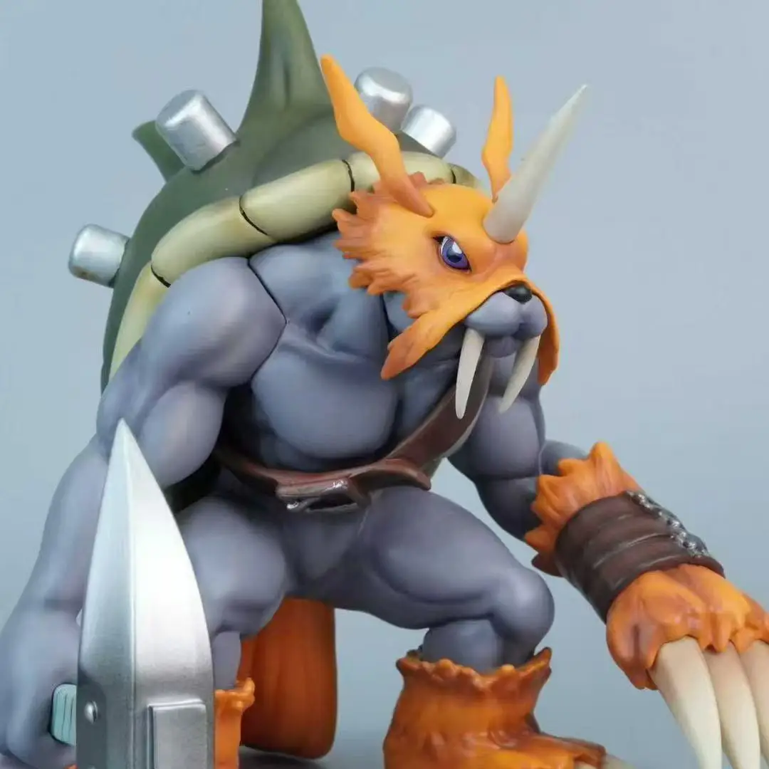 Figura de aventura de Digimon de Anime, figuras de acción de Zudomon, estatua de Pvc de 20cm, adorno de escritorio, juguetes de modelos coleccionables, regalos