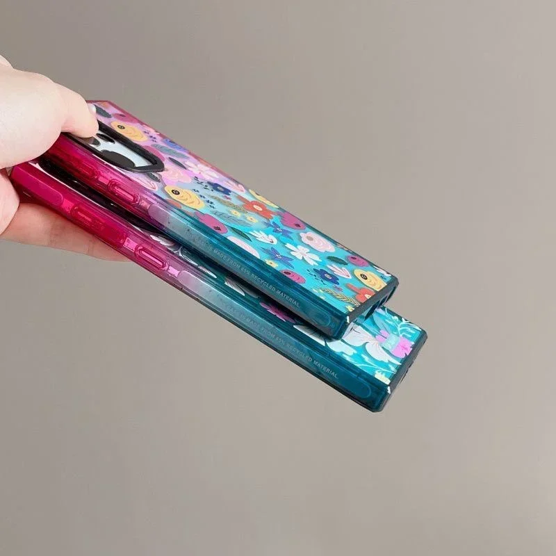 Магнитный чехол с красочной рамкой для Samsung Galaxy S22 Ultra S23 Ultra S24 S25 Ultra S24 + защитный чехол Plus