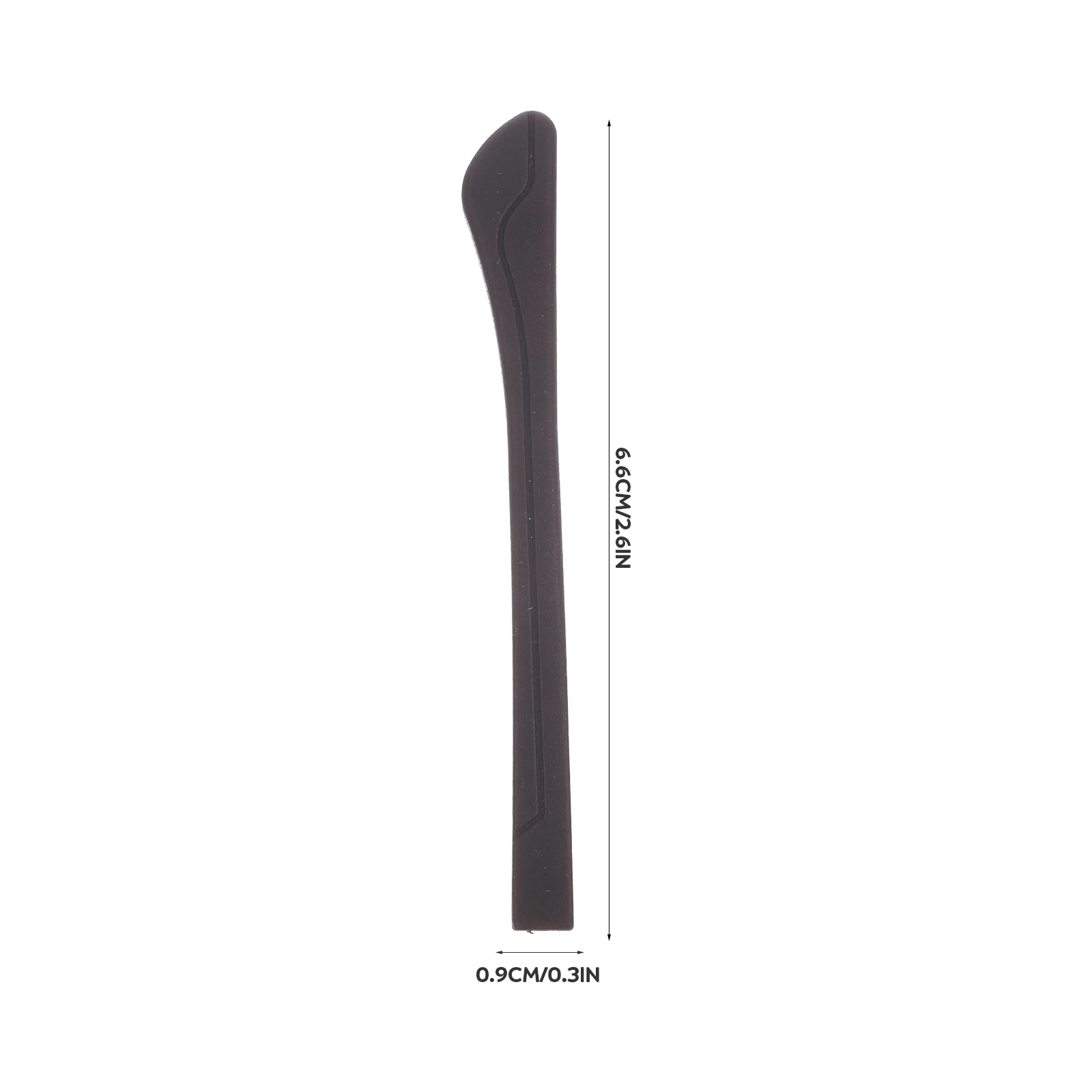 

Silicone Temple Covers Non-Slip Replacement For Thin Metal Frames Eyewear Frame Cover Eyewear Frame Tips Dark Brown