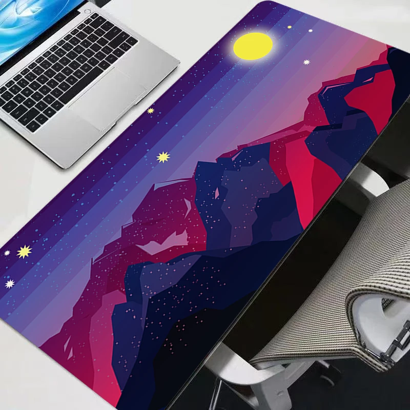 

Mouse Pad Gaming Large Dywan Game Keyboard Pad Mountain Forest Pagoda Torii Extended Desk Mat Table Carpet Mousepad For Computer