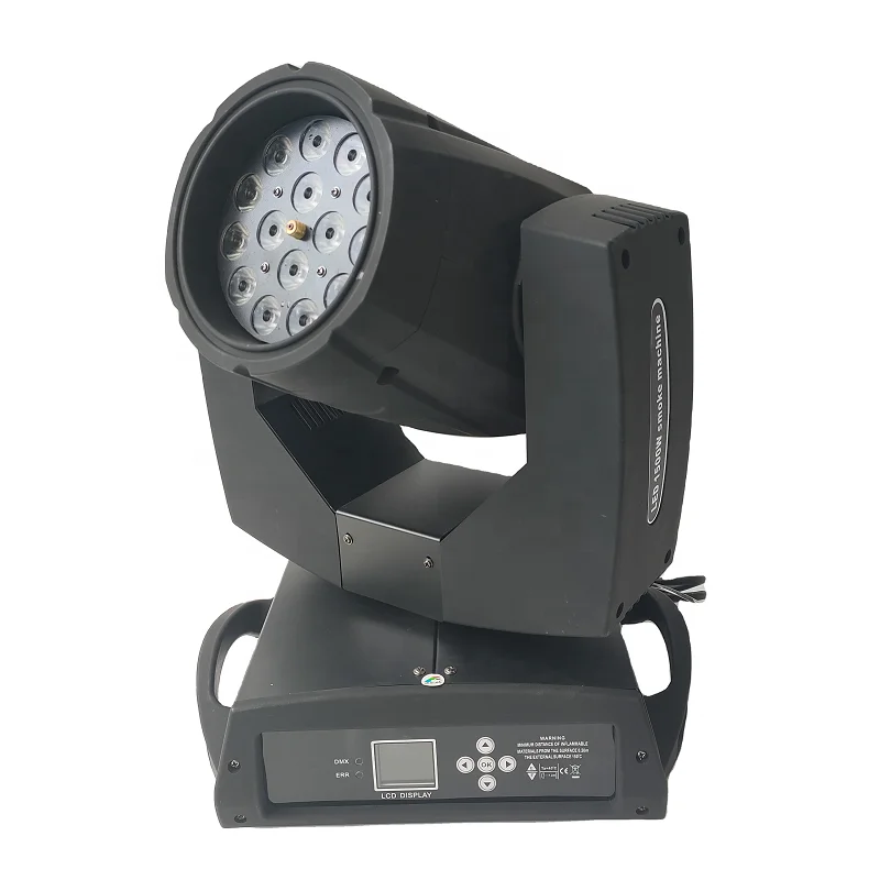 1700W Moving Head Smoke Machine RGBW LED Stage Effect Lighting For DJ Disco Event Show Concert Party DMX Sound Modes Co2 Jet