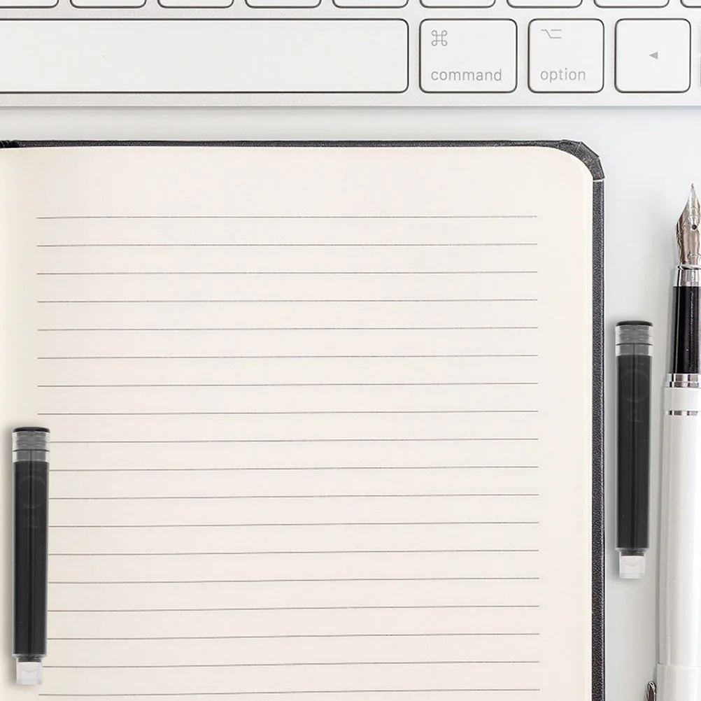 

Pen Ink Sac Easy to Use Fountain Refills Erasable Cartridges Black Plastic Pens