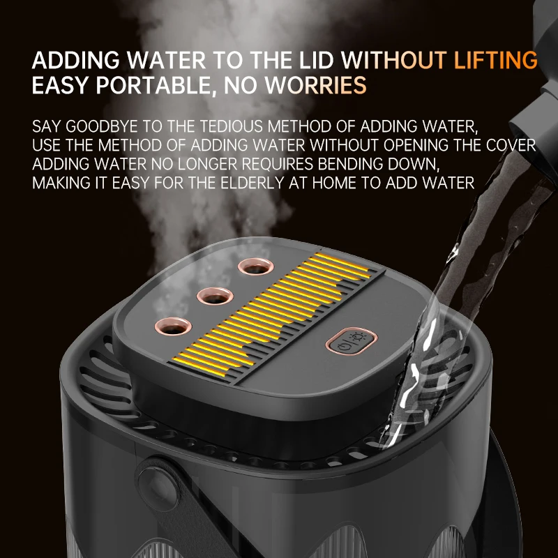 3L المرطب المنزلية الصغيرة سعة كبيرة كتم غرفة نوم USB مكتب سطح المكتب المحمولة طالب اثنين ميناء رذاذ المياه الملحق ﻿
