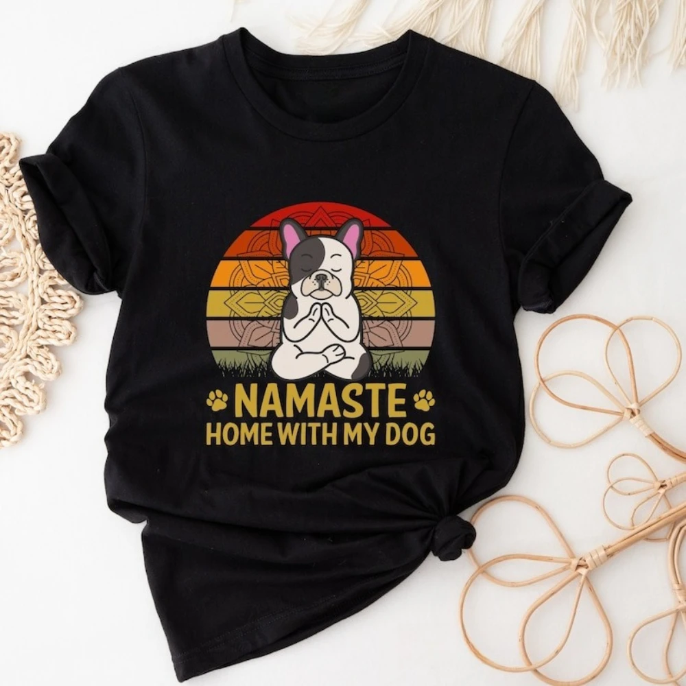 Pilates Yoga Instructor - Namaste Yoga Köpek Meditasyon Grafik T