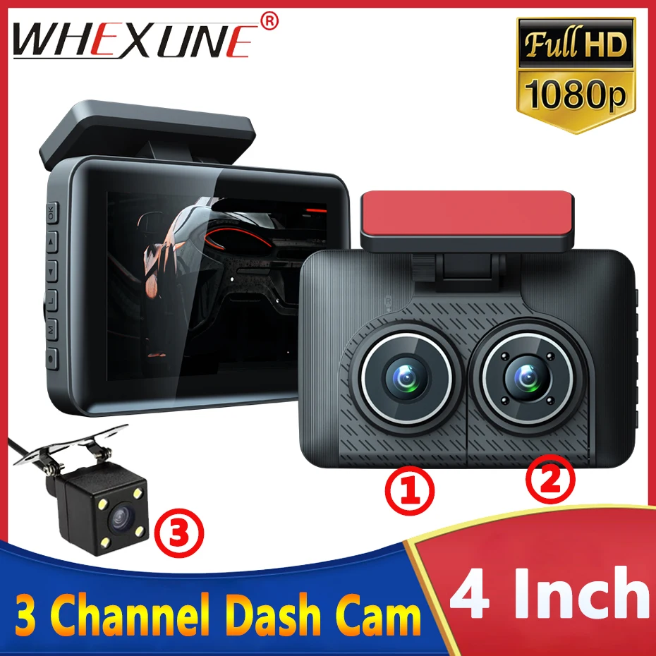 3 Channel Dash Cam … - image