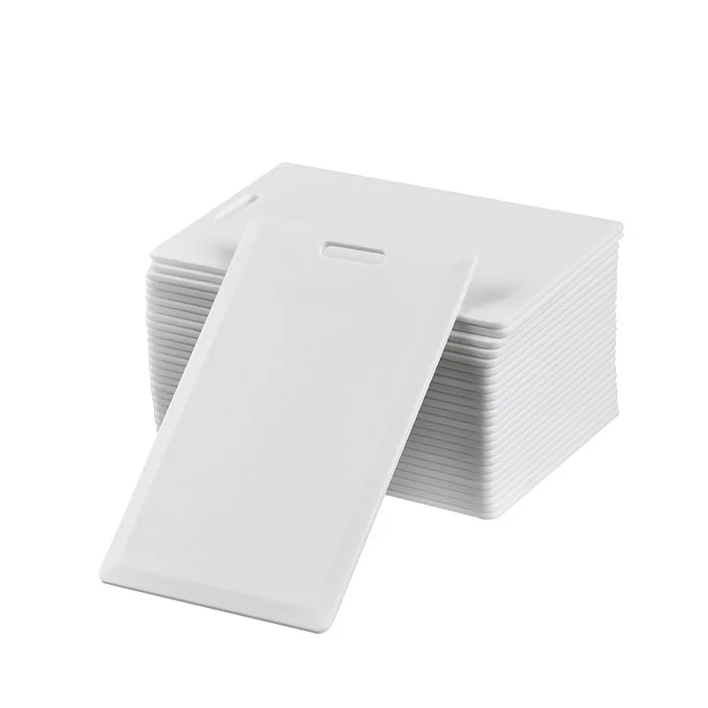 50pcs/lot 125KHz 1.8mm thick EM ID TK4100 Card Read-only Smart Chip Non-rewritable Token for Access Control Time Attendance