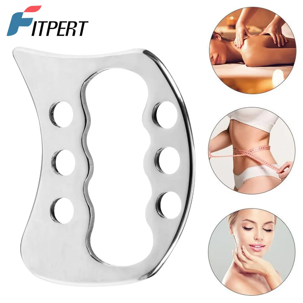 

Stainless Steel Scraping Gua Sha Tools Massage Tools, Muscle Scraper Tool for Relaxing Soft Tissue, Reduce Head, Neck, Back Pain