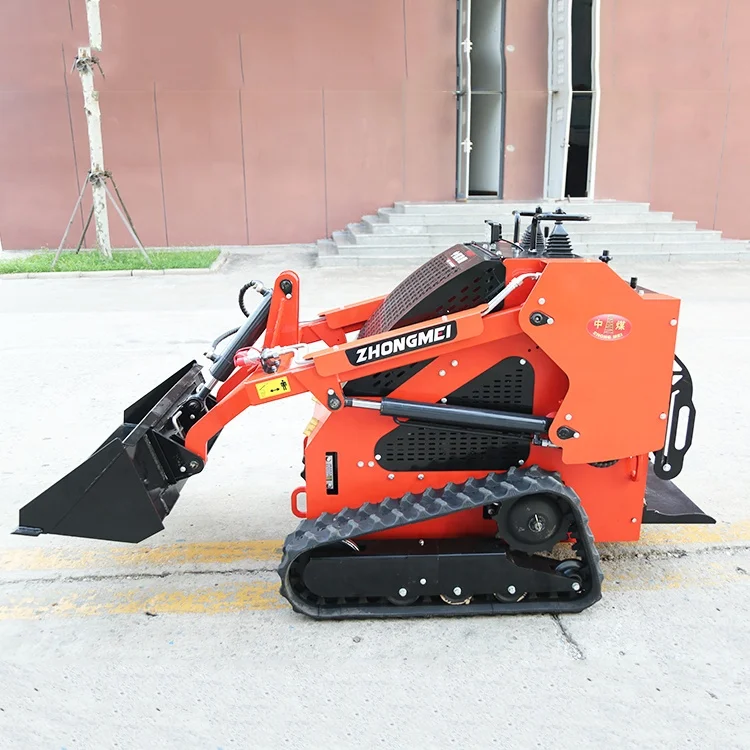 Free Ship Hot Sale Mini Skid Steer Loader Crawler Tracked Caterpillar Small Skid Loader With Rubber Track