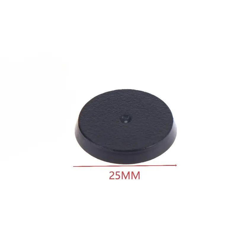 20/100Pcs 25mm Round Wargame Miniature Base Black Plastic Figure Stand For Tabletop Wargaming Model Hobby DIY Painting view 6