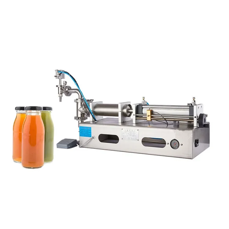 

piston bottle filler semi automatic liquid dispensing machine