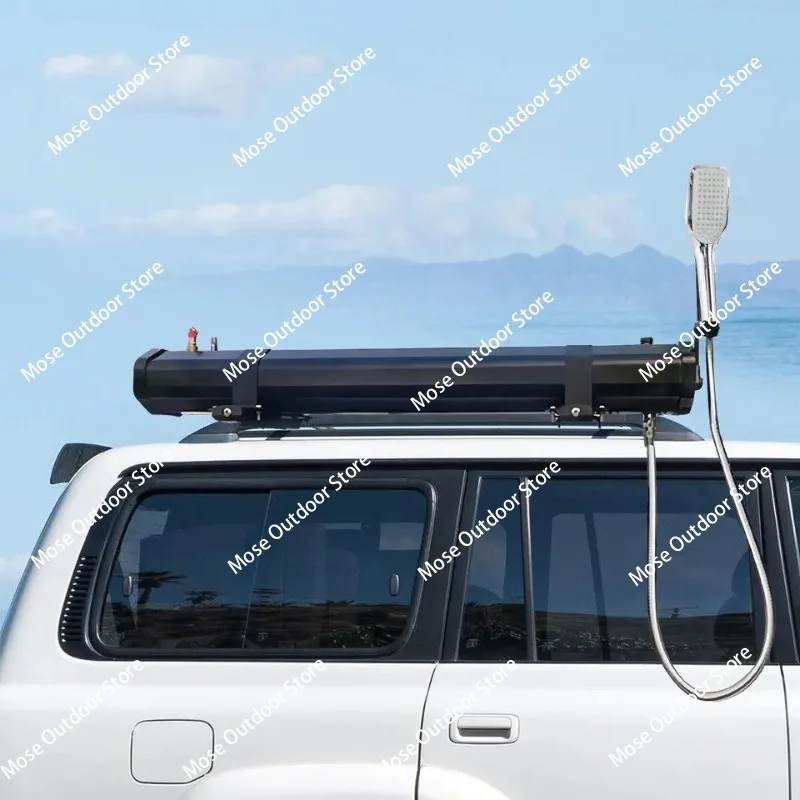 30L UV resistant Car Roof Water Tank Solar Shower Solar-powered Car Road Shower Camping Pvc for Trucks