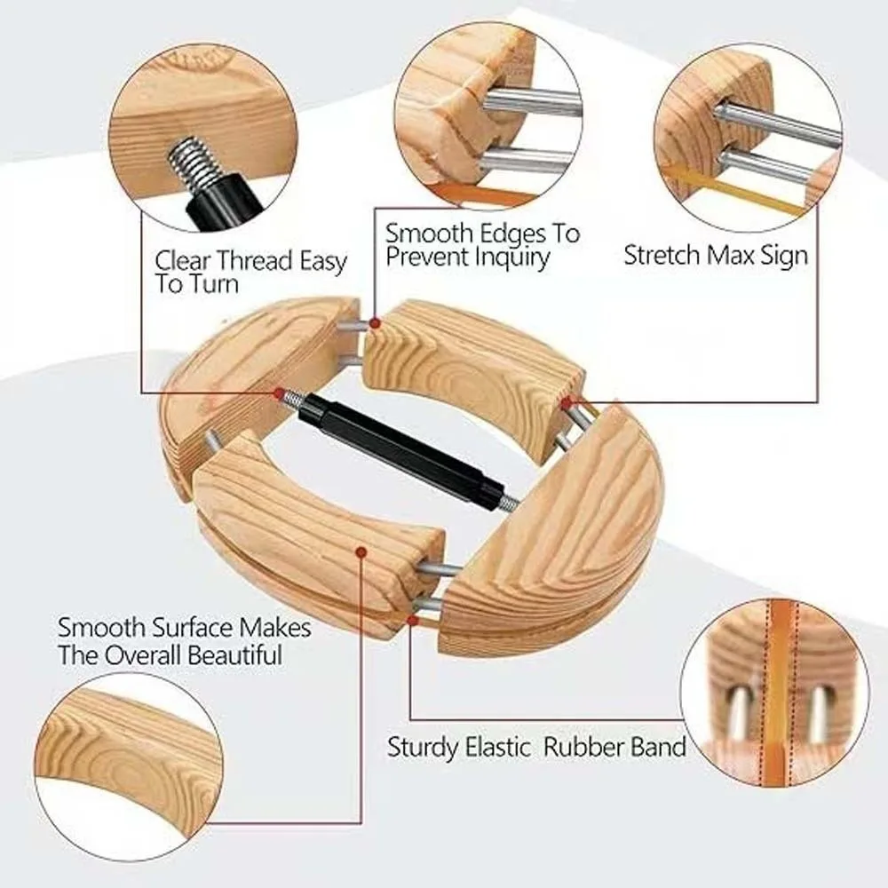 Compact Hat Stretcher Cap Inner Support Adjustable Cowboy Baseball Holders Portable Lightweight Wooden Hat Holder Baseball