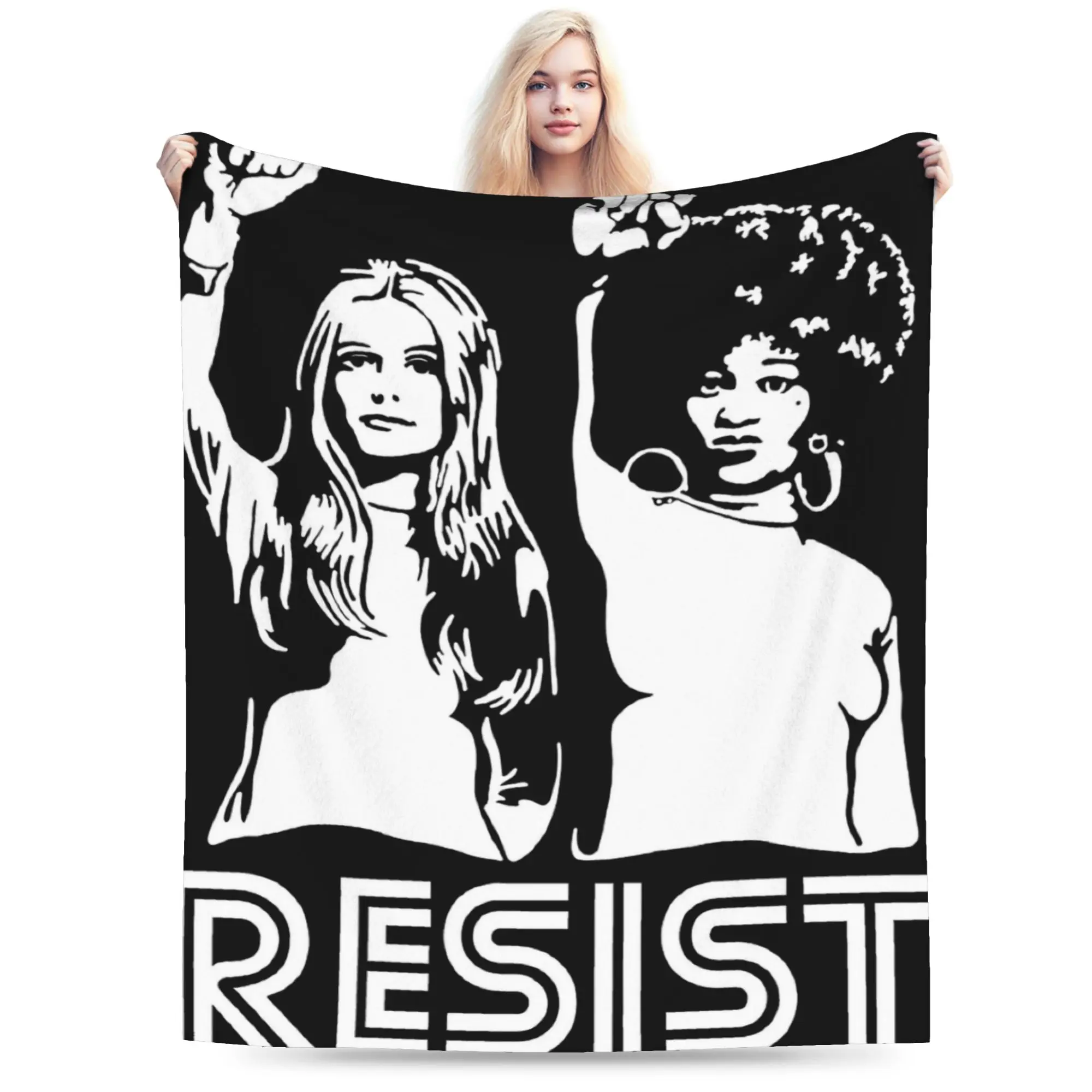 RIP Gloria Steinem  Stuff Blanket Ultra-Soft Fleece  Throw Blankets Relax Bedspreads