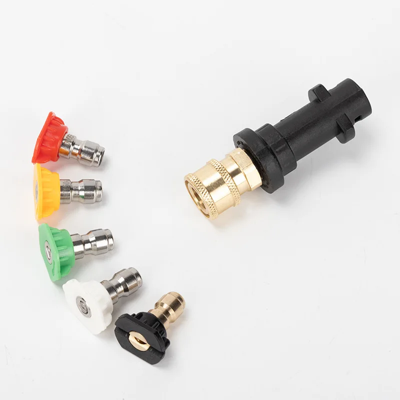 Specially Used as Accessories For High-pressure Water Gun K2K7 Quick Adapter Car Washing Nozzle Five Color Foam Pot