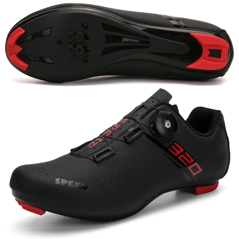 Breathable Cycling Shoes MTB Men Road Bike Lock Bike Shoes Rubble Sole Racing Sneakers Bicycle Riding Shoes Sapatilha Ciclismo