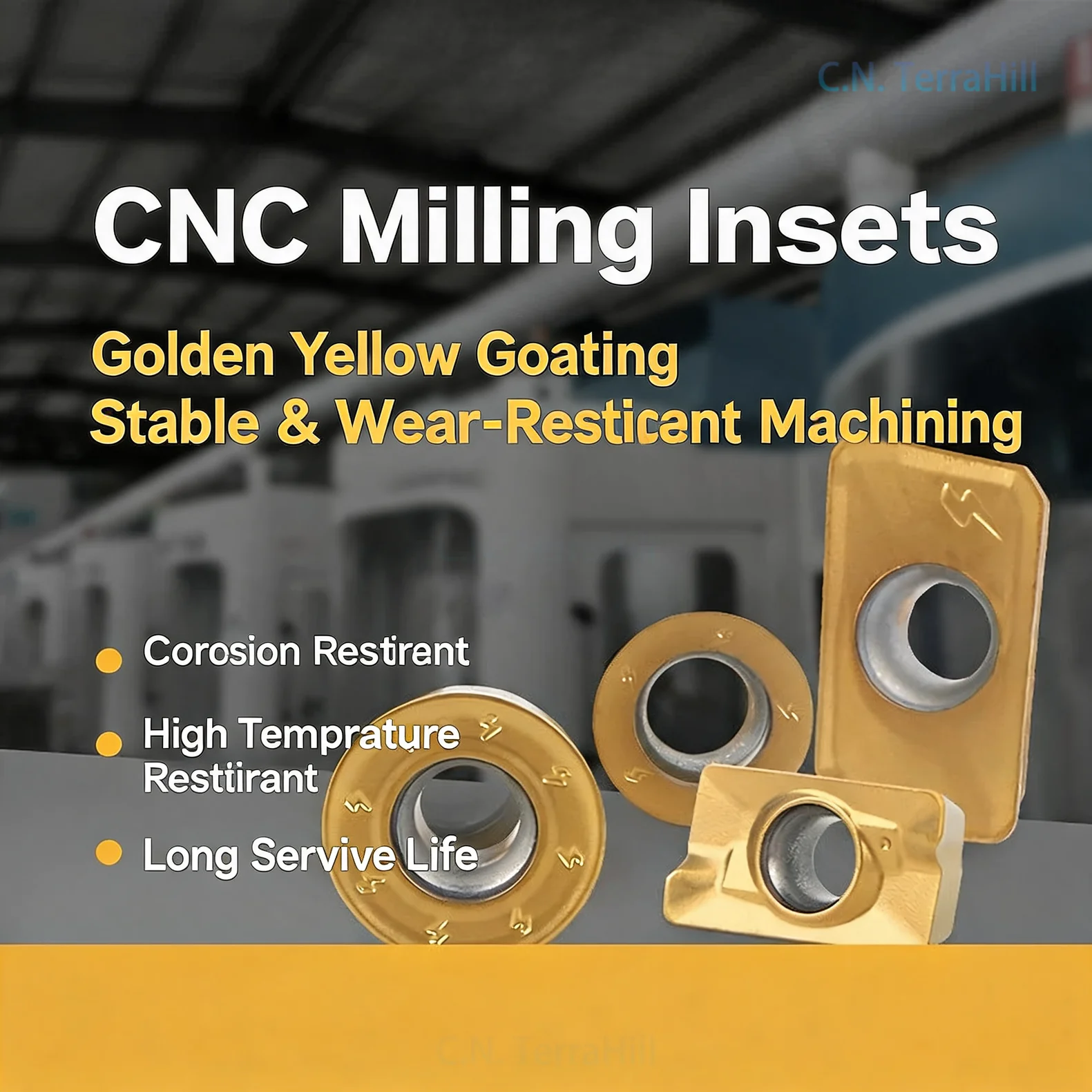 CNC Milling Insert R6 Alloy Carbide End Mill Cutter for Stainless Steel Mold Roughing Milling Machine