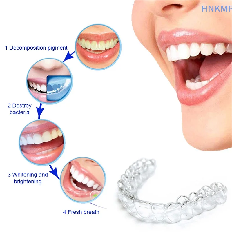 Silicone Mouth Guard Teeth Protector Night Guard Mouth Tray For Bruxism Grinding Non-snoring Teeth Whitening Protection