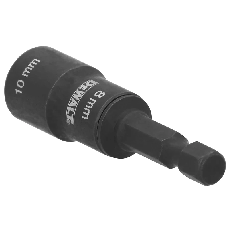 ديوالت 8 مللي متر و 10 مللي متر متري مزدوج الأطراف المغناطيسي كم محول قضيب 2 في 1 تأثير جاهز لأدوات الطاقة الكهربائية