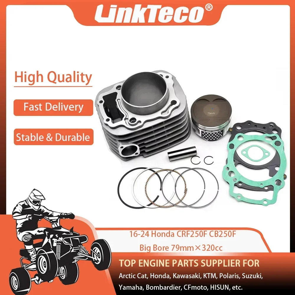 16-24 Комплект прокладок поршня цилиндра большого диаметра 79 мм 320 куб.см для Honda CRF250F CB A AC CRX 250 Twister CRX250 12100-K31-900 Набор верхних торцев 16-24 Комплект прокладок поршня цилиндра большого диаметра 79 мм 320 куб.см для Honda CRF250F CB A AC CRX 250 Twister CRX250 12100-K31-900 Набор верхних торцев