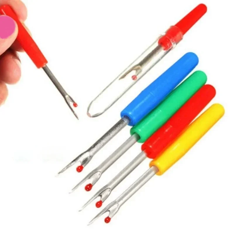 

4 Pack Plastic Handle Seam Ripper Thread Cutter Sewing Tools