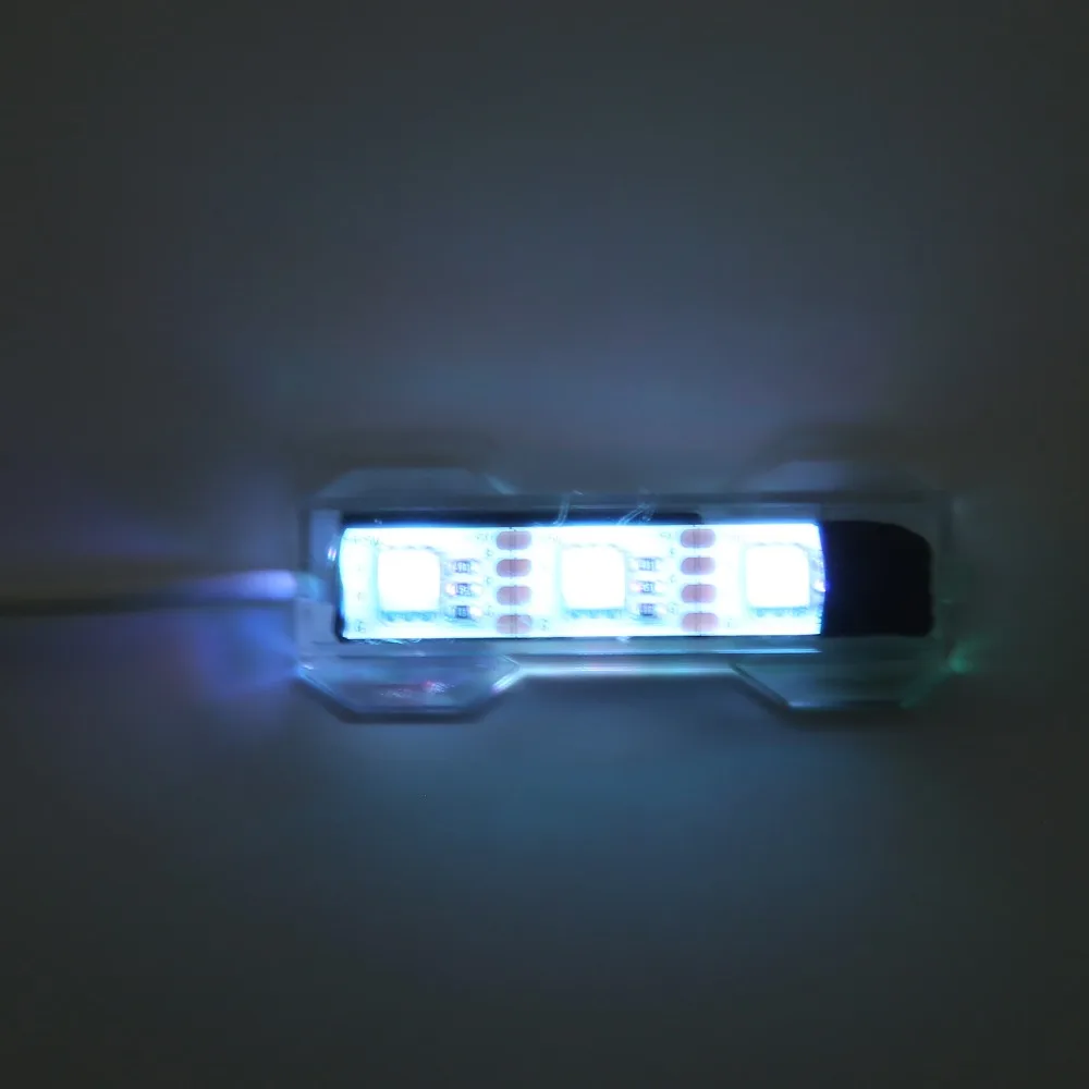 Colorful Light LED Aquarium Light Split Type Remote Control Fish Tank Light Hex Square Blocks LED Micro Landscape Light Aquarium