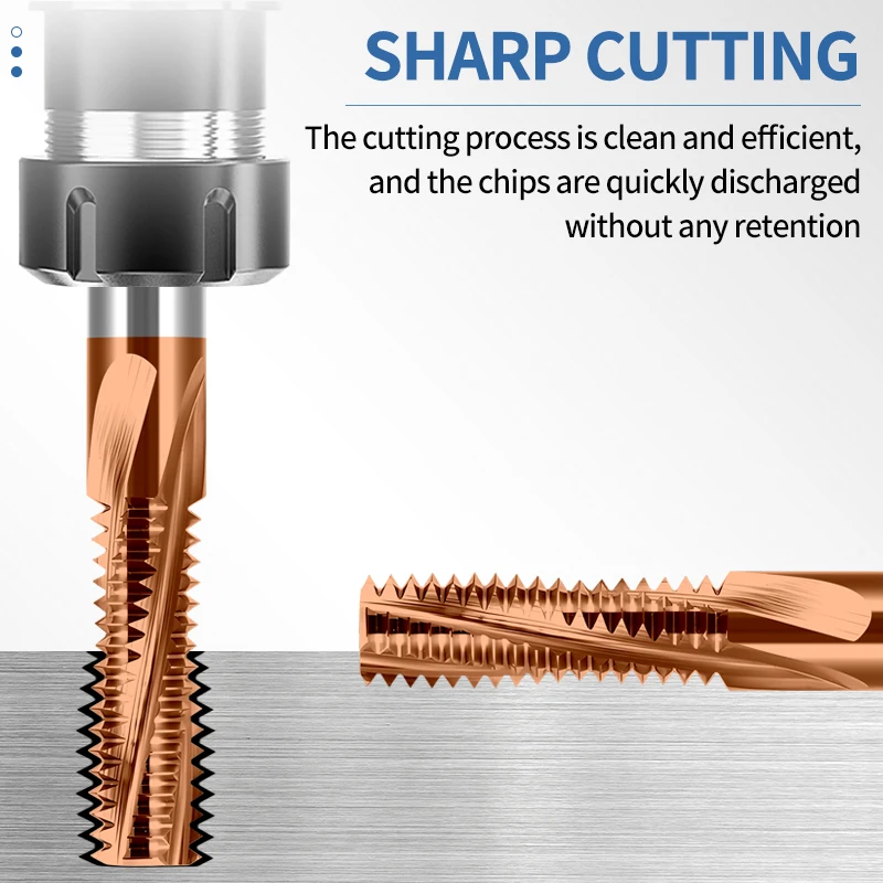 

UFS TAP Станок с ЧПУ, твердый карбид, вольфрамовая стальная труба, фреза с полной резьбой NPTF 1/16 1/8 1/4 3/8 1/2 3/4 Фрезы