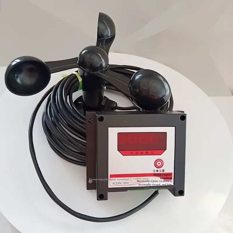 High Precision Aluminum Anemometer for Tower Crane Intelligent Wind Speed Alarm Instrument Construction Machinery Safety