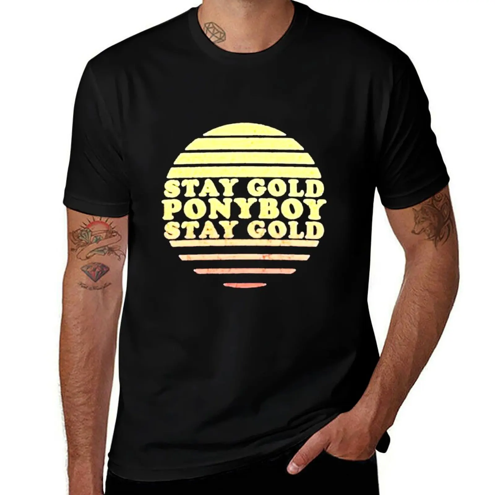 

Stay Gold Ponyboy Stay Gold Sunset T-Shirt Trend Art Print T-Shirt