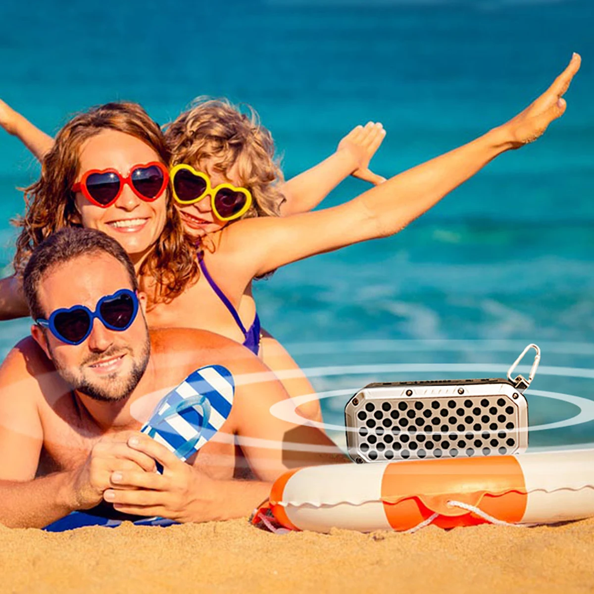 

Waterproof Speaker Portable Wireless Charging Outdoor Mini Sound Effect Great Quality Music Player Rechargeable