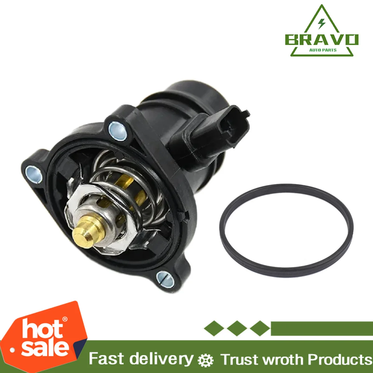 

Engine Coolant Thermostat with Seal for Vauxhall Adam Astra J GTC Corsa E D Corsavan Meriva 2006-2010 55593033 55561629